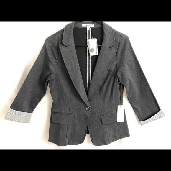 Papaya - Char Gray Blazer - Picture 3 of 5